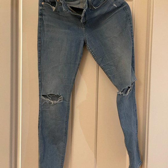 7 for All Mankind b(air) denim, the ankle skinny - Picture 8 of 9